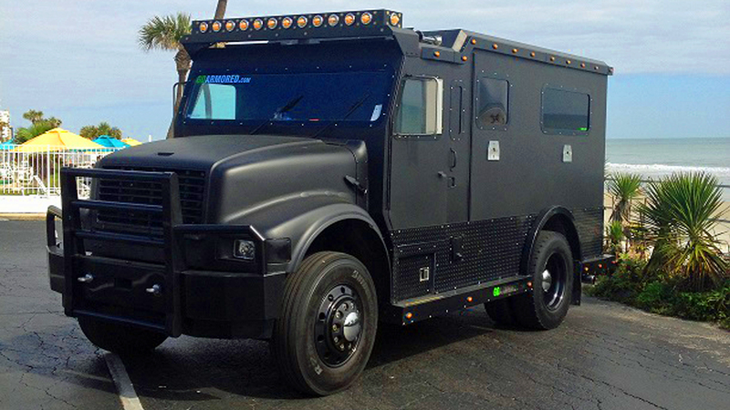 Illustration for article titled Used Armored Bank Trucks Become Hilariously Expensive Rap Star Limos